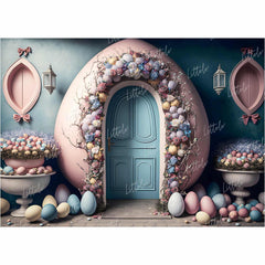 LB0736 Easter Theme Backdrop