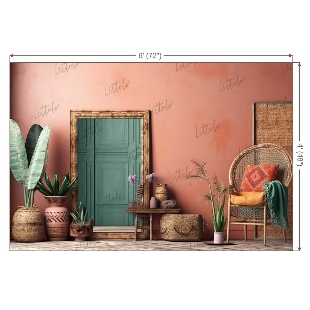 LB0738 Boho Backdrop