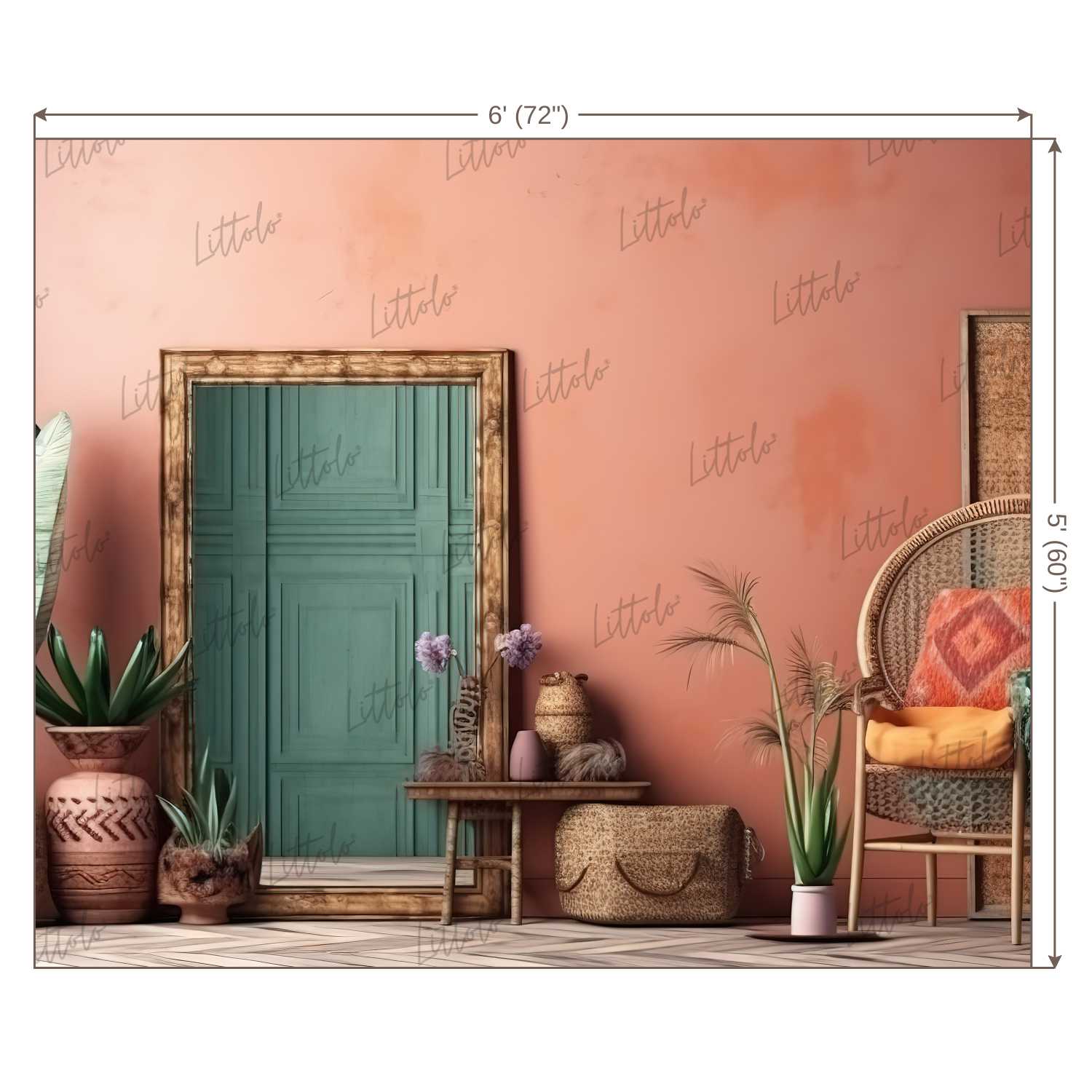 LB0738 Boho Backdrop