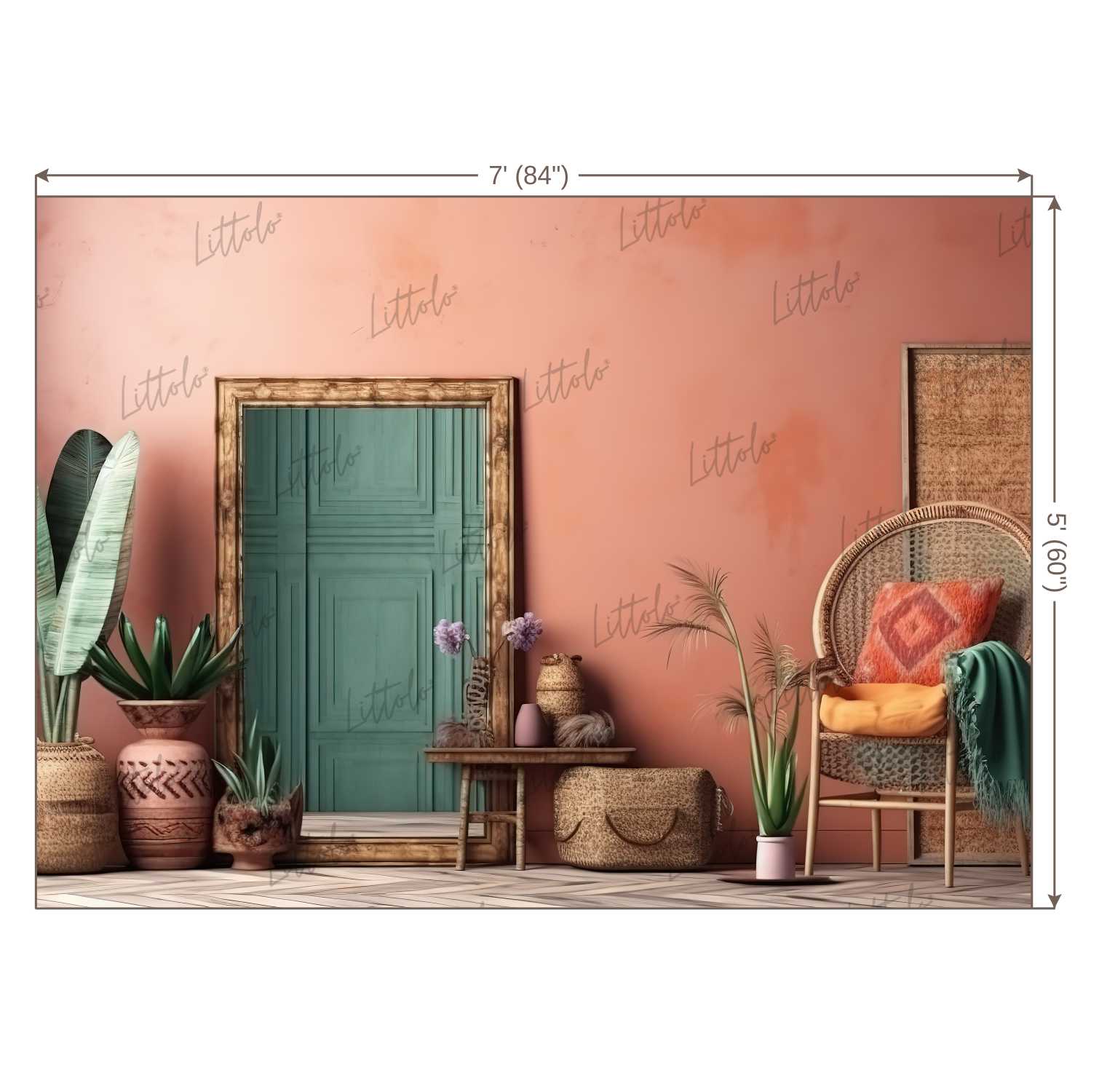 LB0738 Boho Backdrop