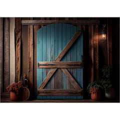 LB0743 Vintage Doorway Backdrop