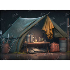 LB0746 Adventure Camping Backdrop