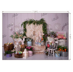 LB0781 Easter Doorway Backdrop