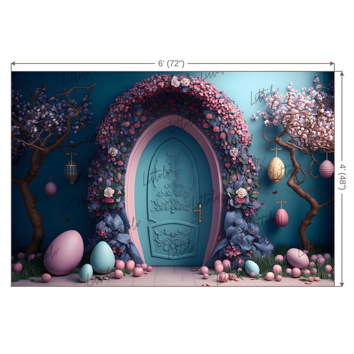 LB0793 Easter Backdrop