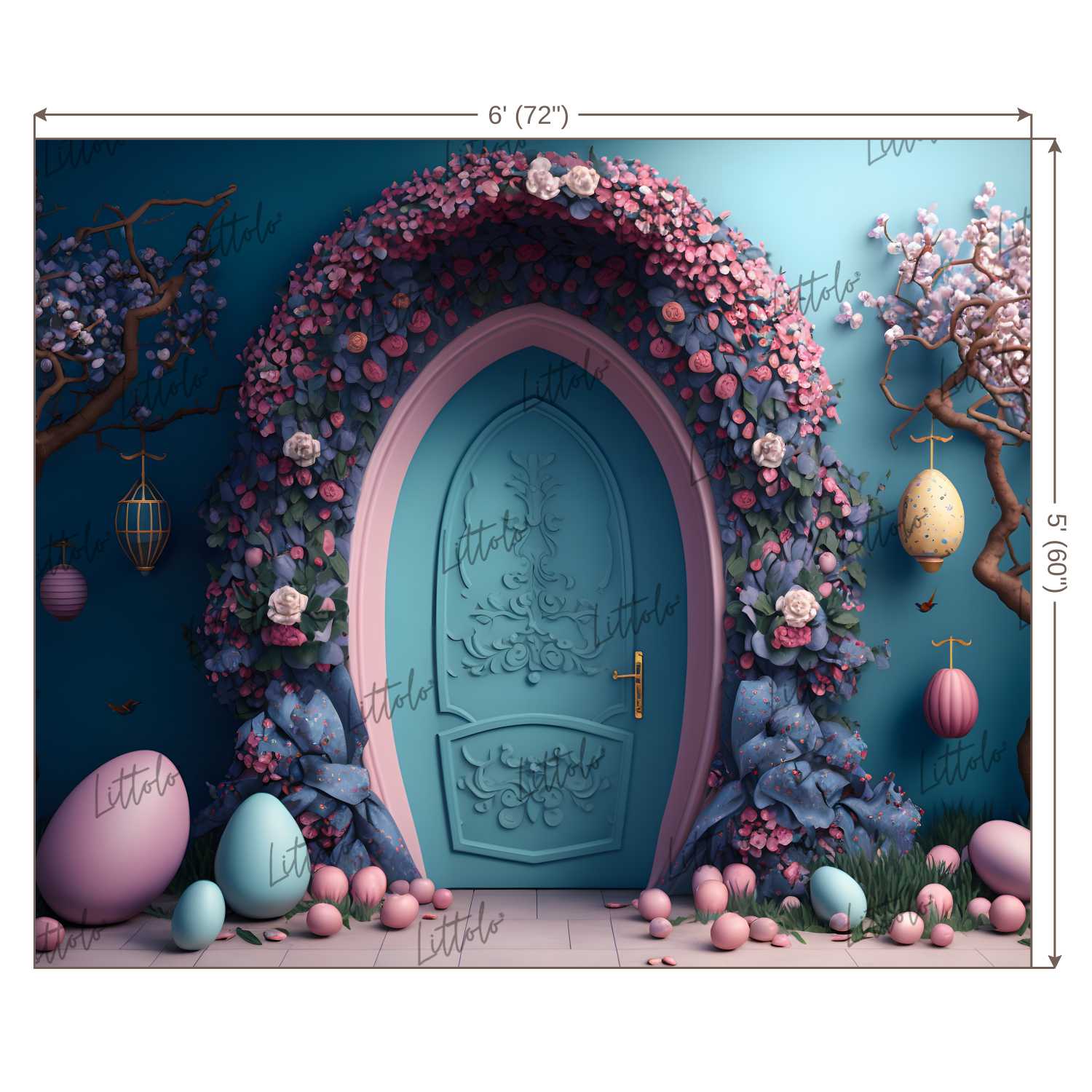 LB0793 Easter Backdrop