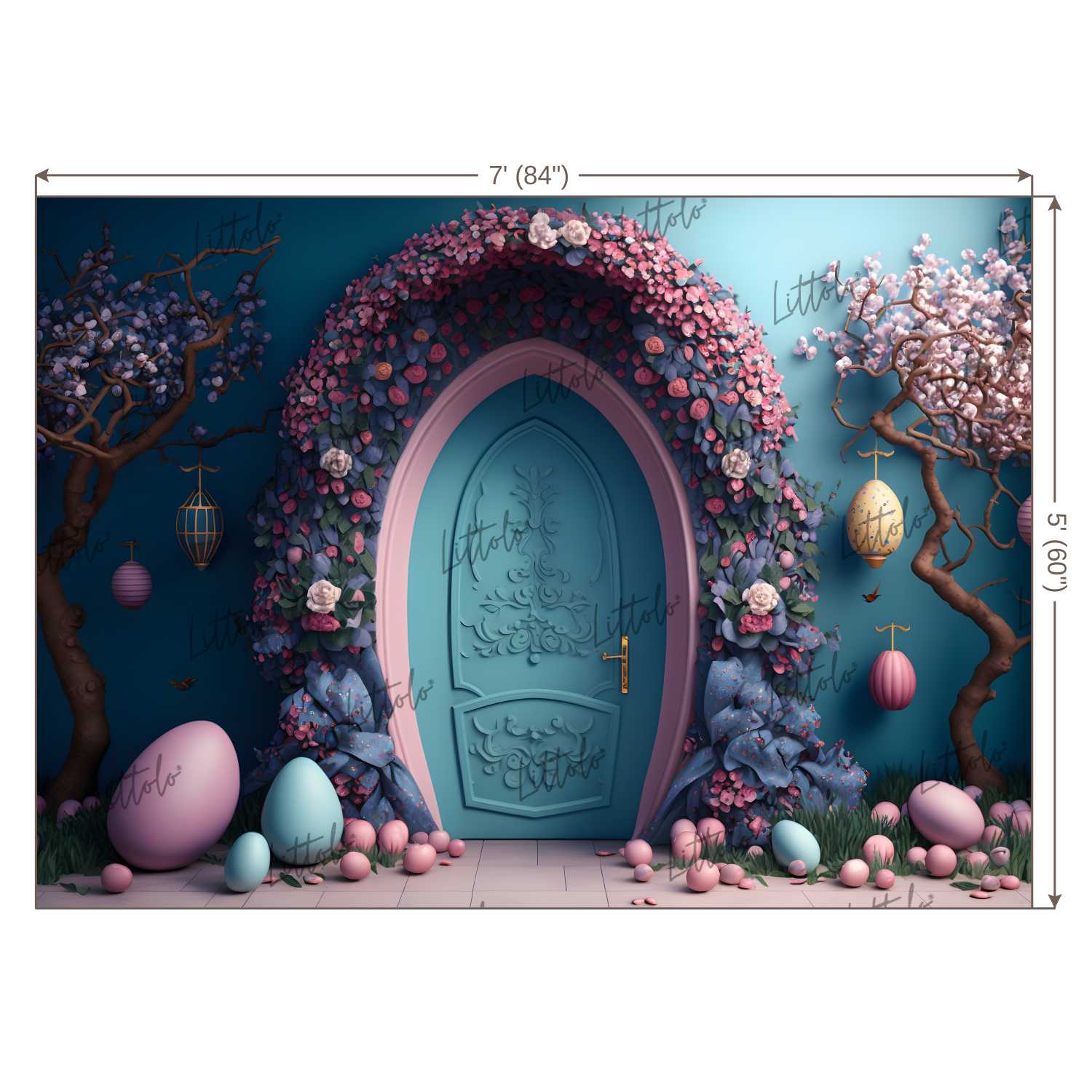 LB0793 Easter Backdrop