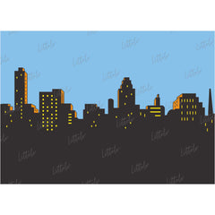 LB0796 Superhero Cartoon Backdrop