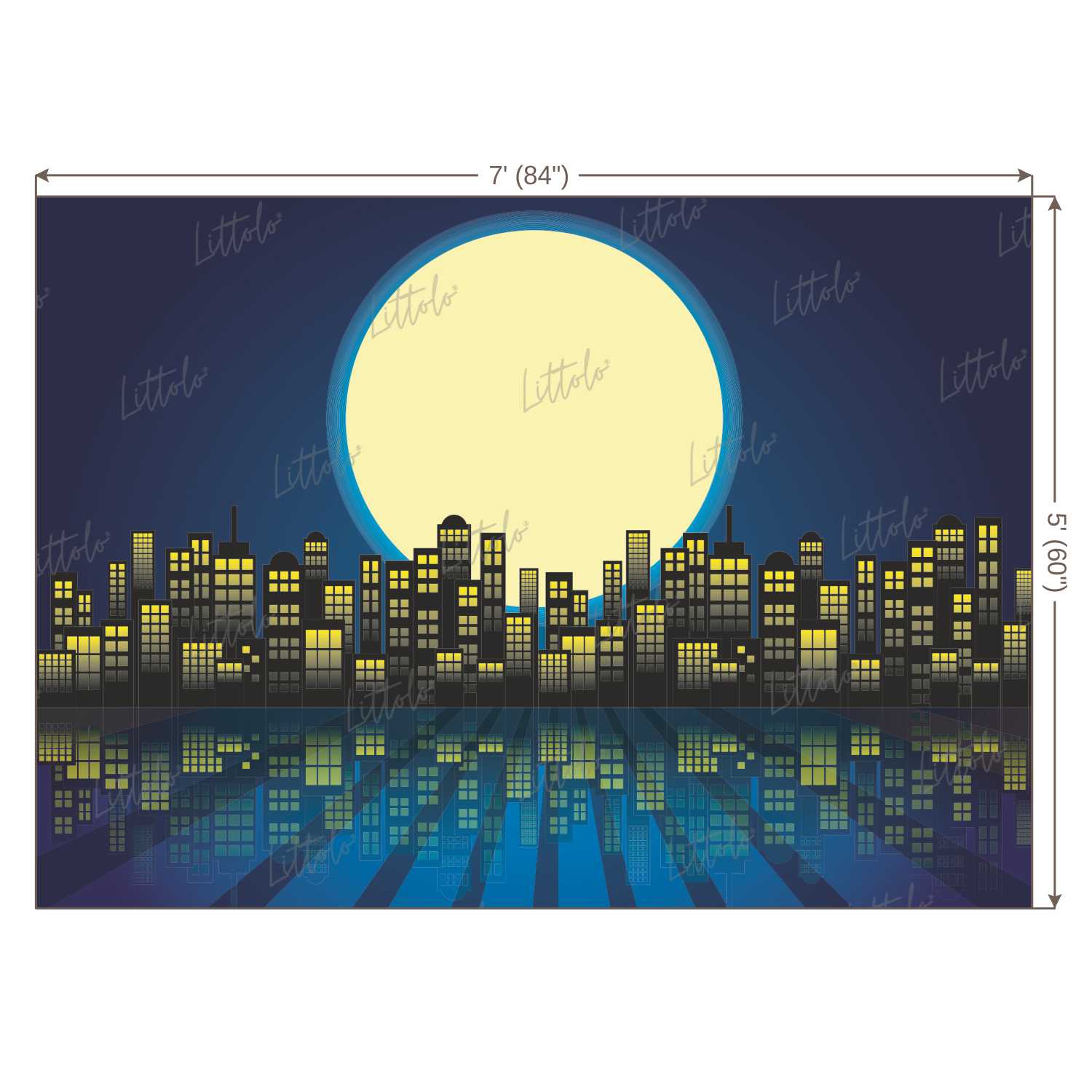 LB0797 Superhero Cartoon Backdrop