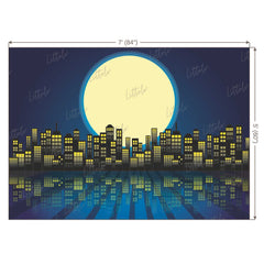 LB0797 Superhero Cartoon Backdrop