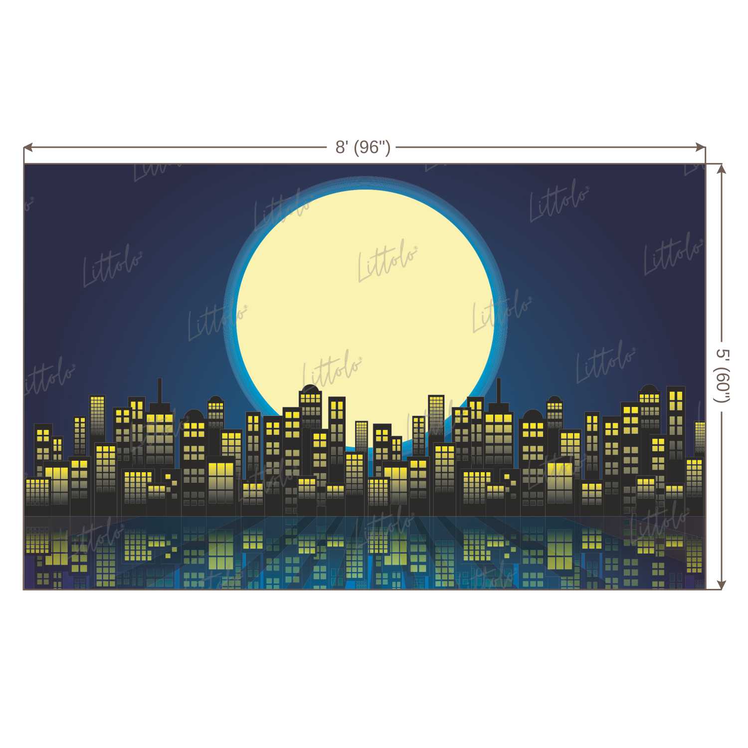 LB0797 Superhero Cartoon Backdrop