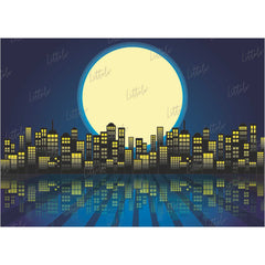 LB0797 Superhero Cartoon Backdrop