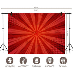 LB0802 Superhero Cartoon Backdrop