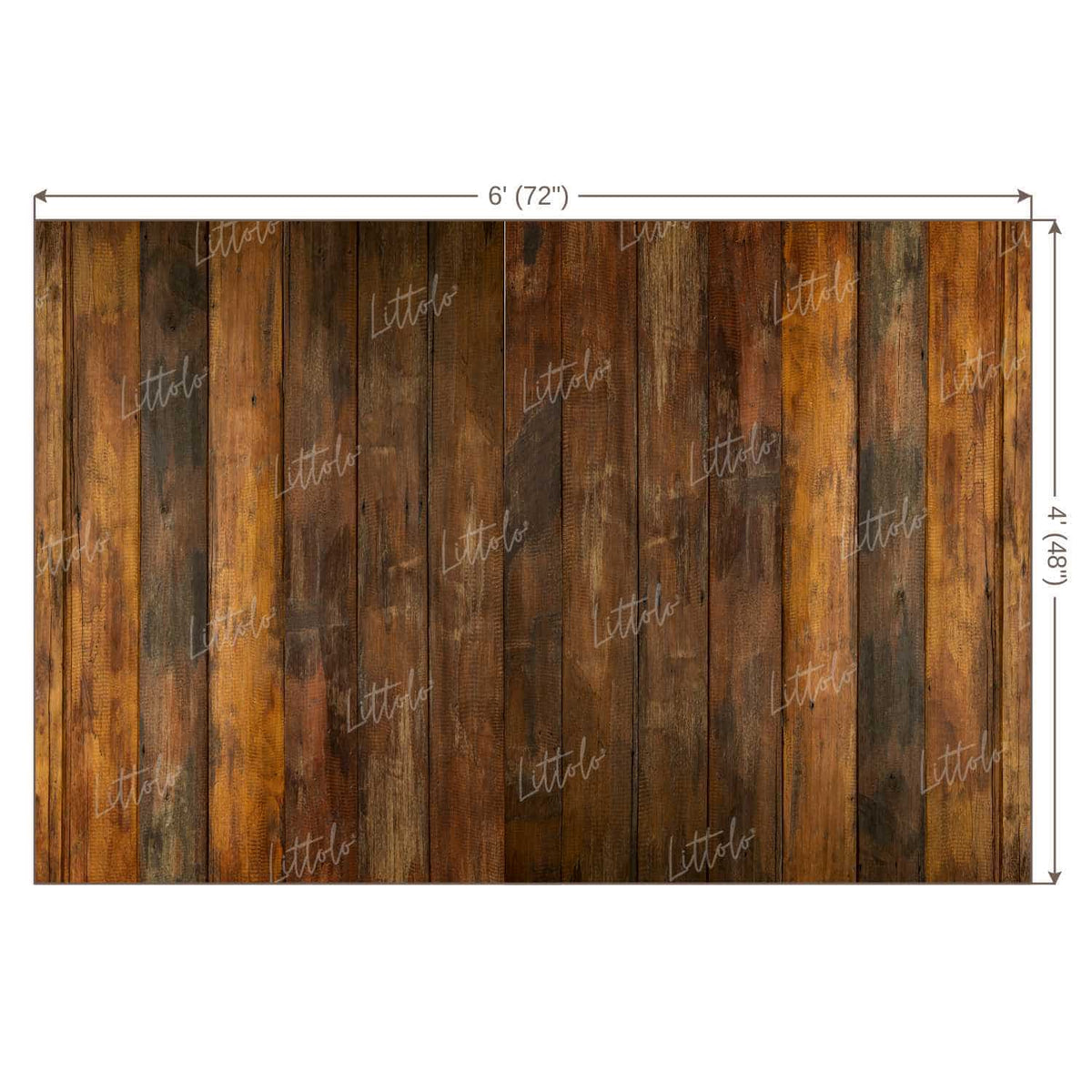 LB0803 Rustic Plank Backdrop