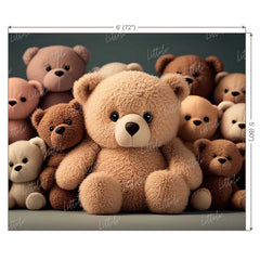 LB0805 Teddy Bear Backdrop