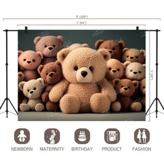 LB0805 Teddy Bear Backdrop