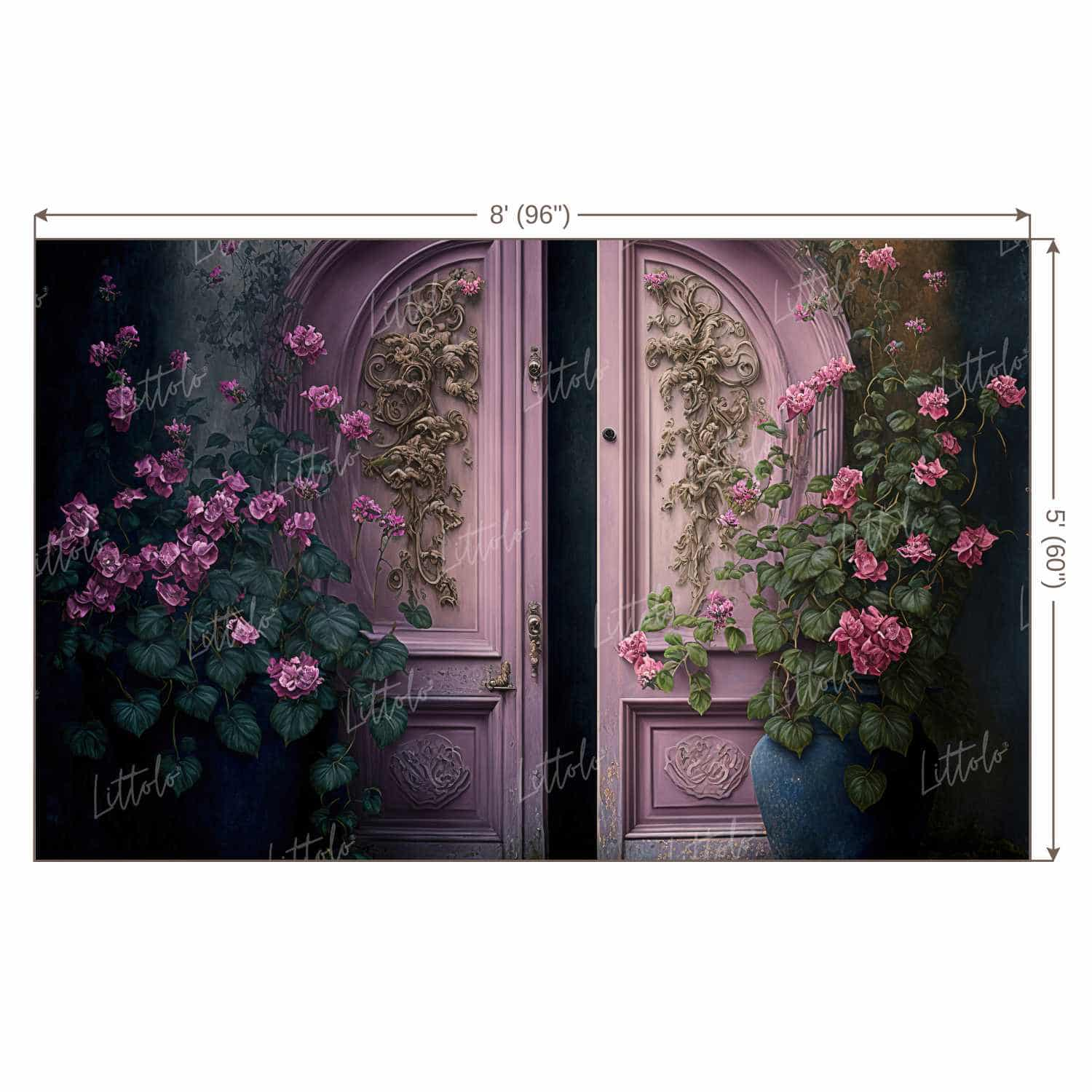 LB0826 Enchanting Doorway Backdrop