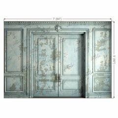 LB0838 Rustic Door Backdrop