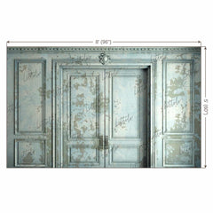 LB0838 Rustic Door Backdrop