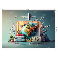 LB0845 World Travel Backdrop