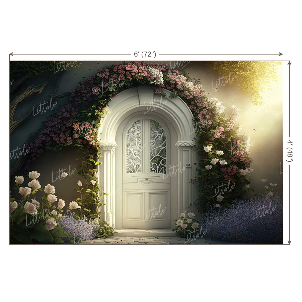 LB0850 Enchanting Doorway Backdrop