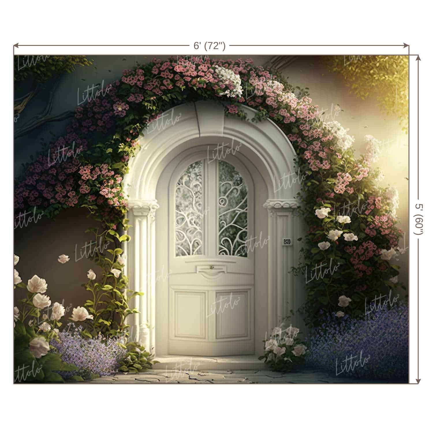 LB0850 Enchanting Doorway Backdrop