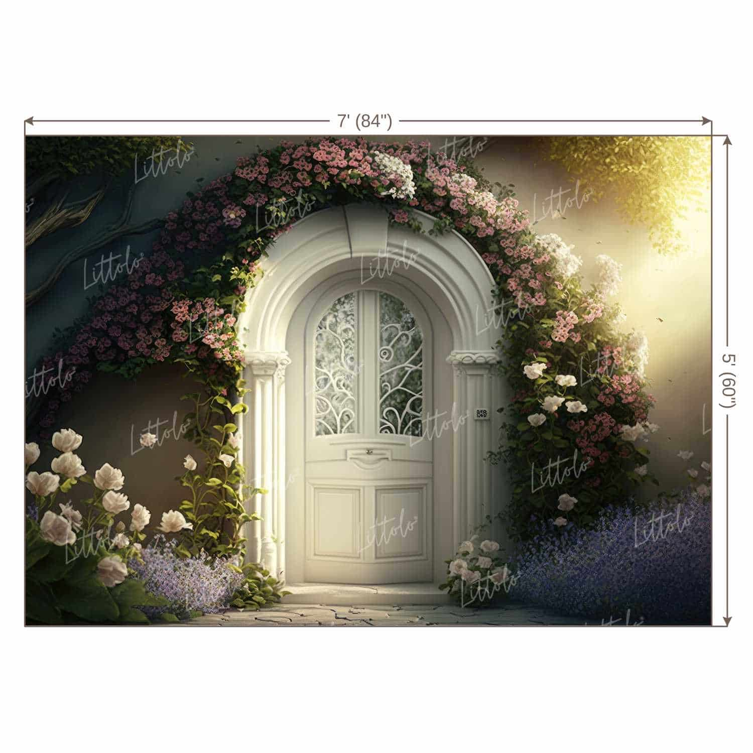 LB0850 Enchanting Doorway Backdrop