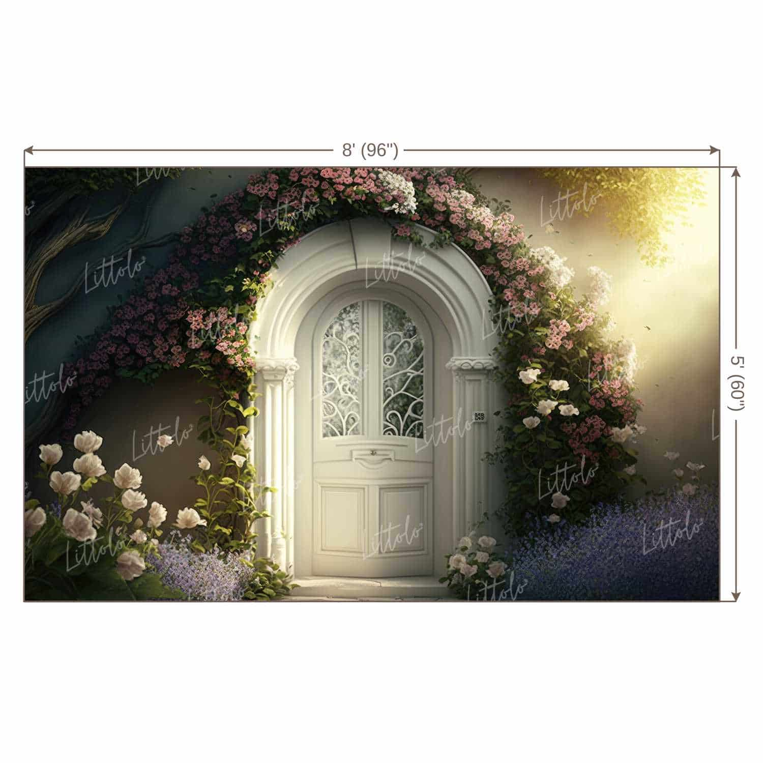 LB0850 Enchanting Doorway Backdrop