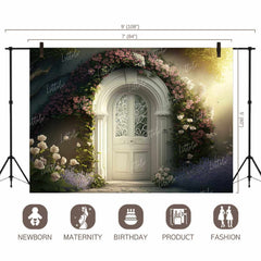 LB0850 Enchanting Doorway Backdrop