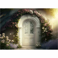 LB0850 Enchanting Doorway Backdrop