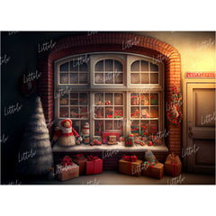 LB0860 Christmas Backdrop