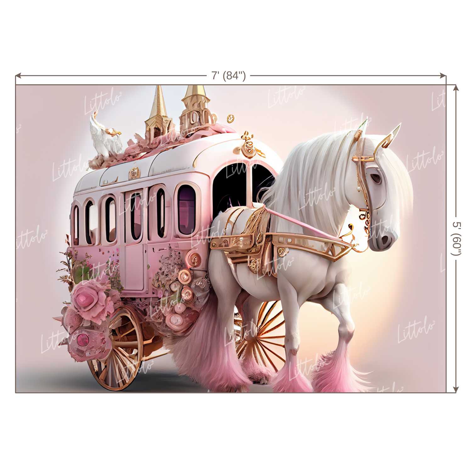 LB0861 Unicorn Backdrop