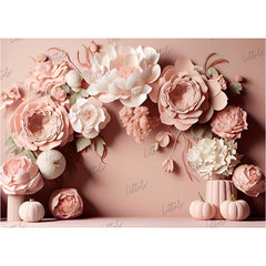 LB0864 Flowers Decor Backdrop