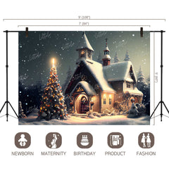 LB0868 Christmas Backdrop