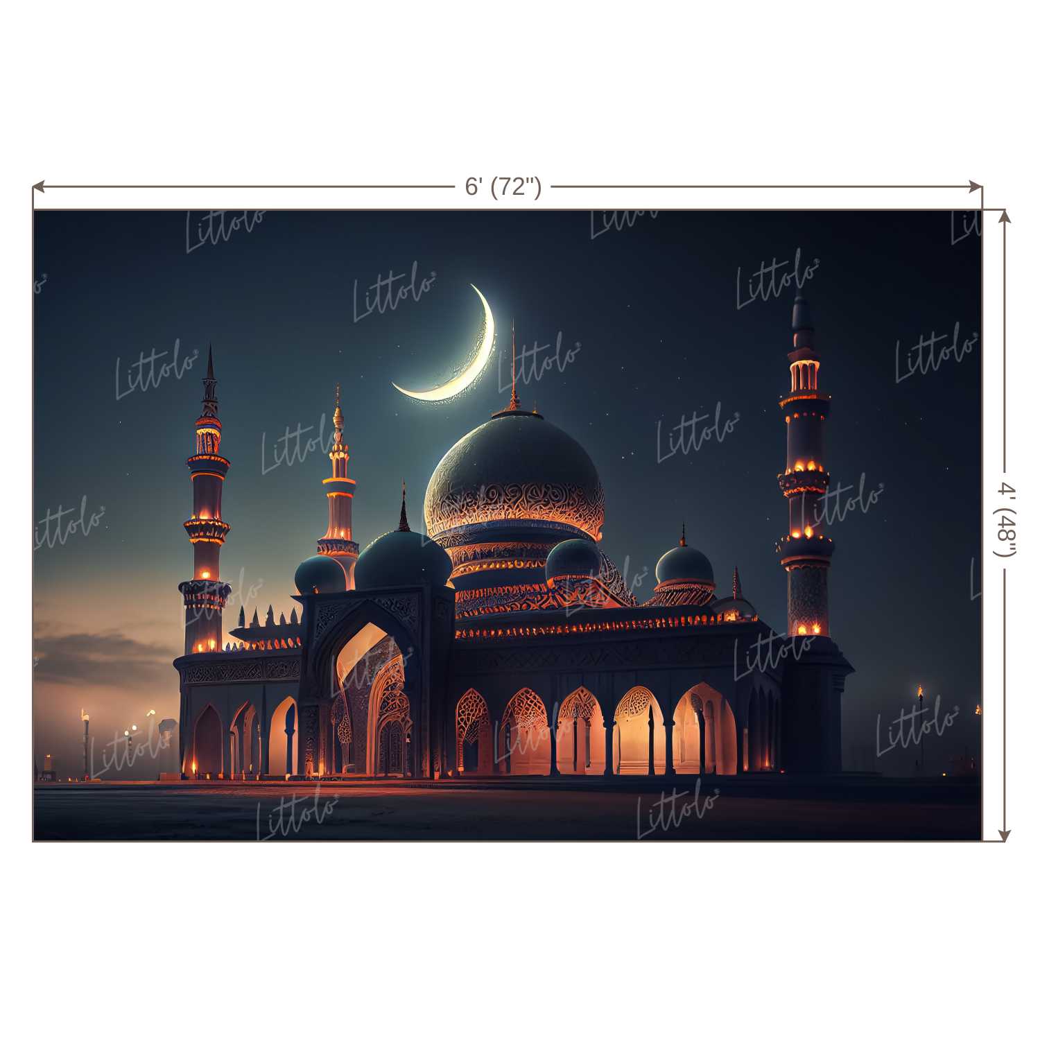 LB0869 Eid Backdrop