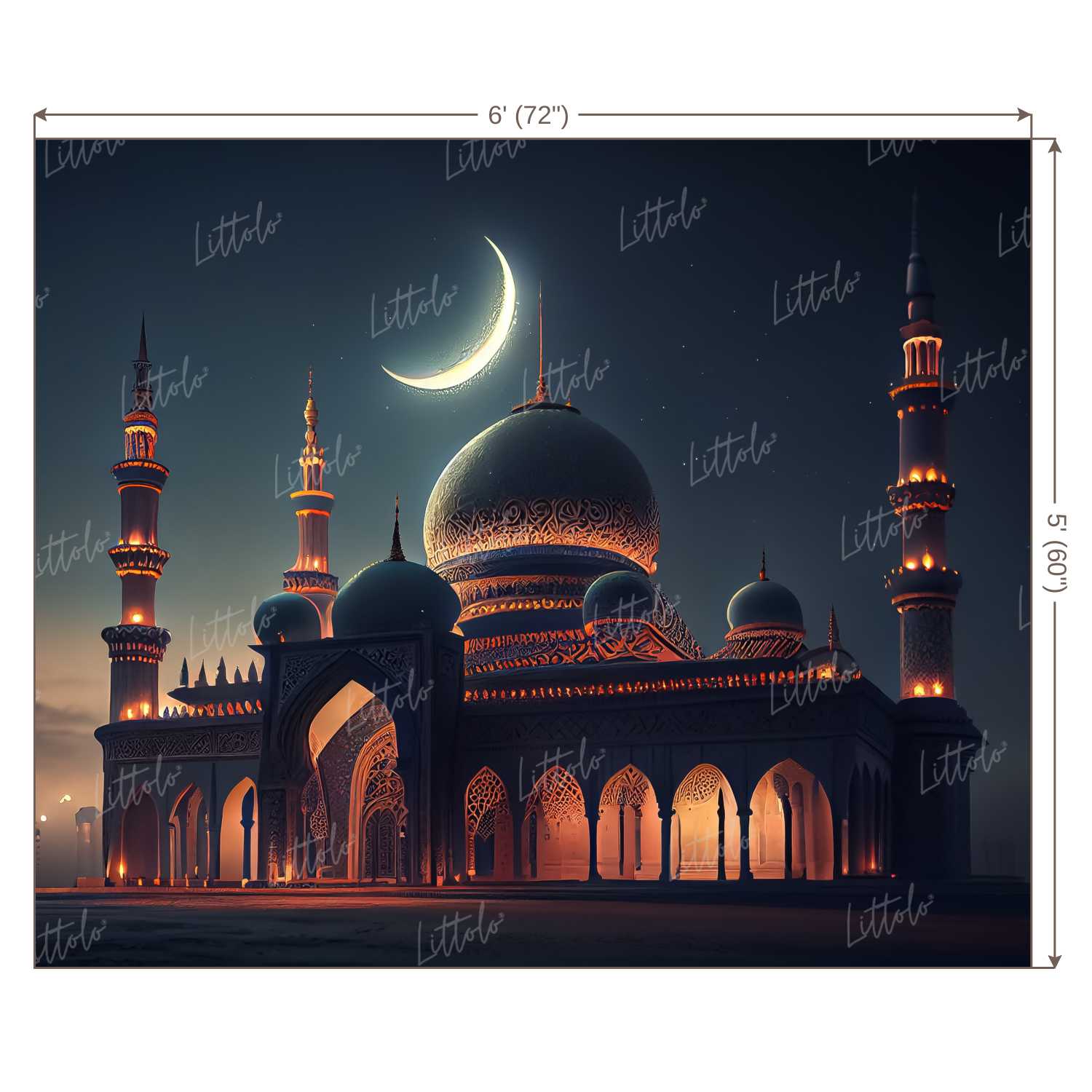 LB0869 Eid Backdrop