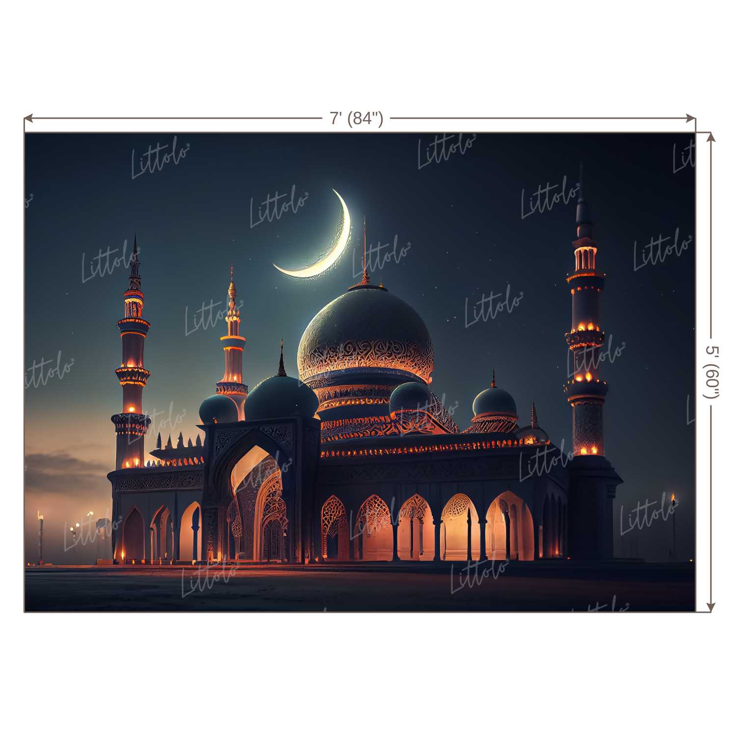 LB0869 Eid Backdrop