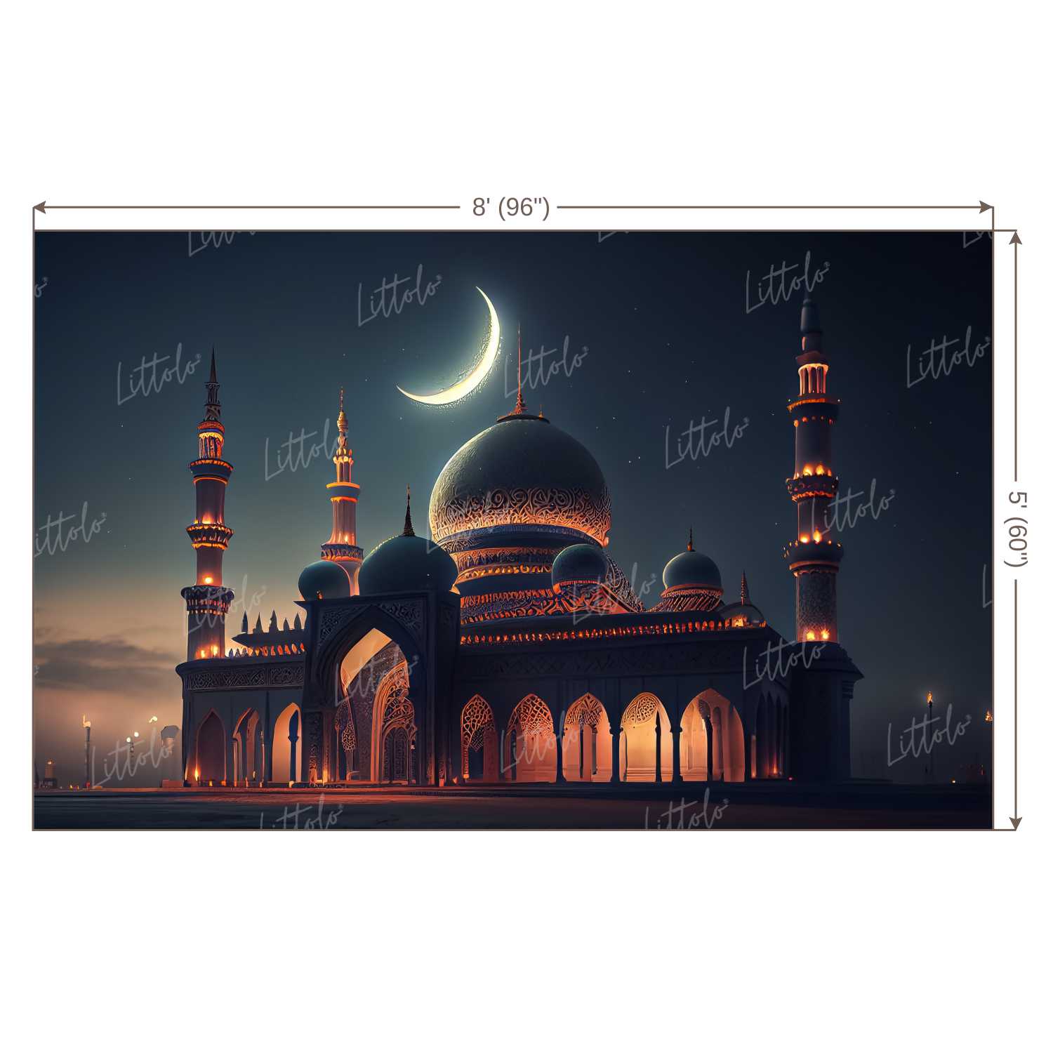 LB0869 Eid Backdrop