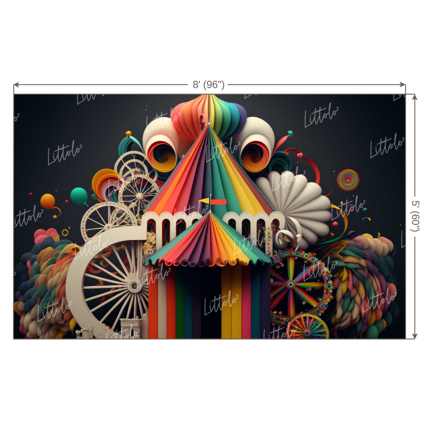 LB0871 Circus Backdrop