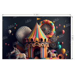 LB0872 Circus Backdrop