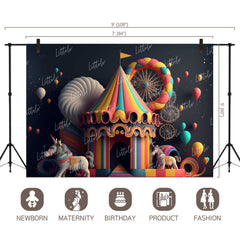 LB0872 Circus Backdrop