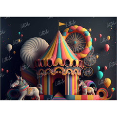 LB0872 Circus Backdrop