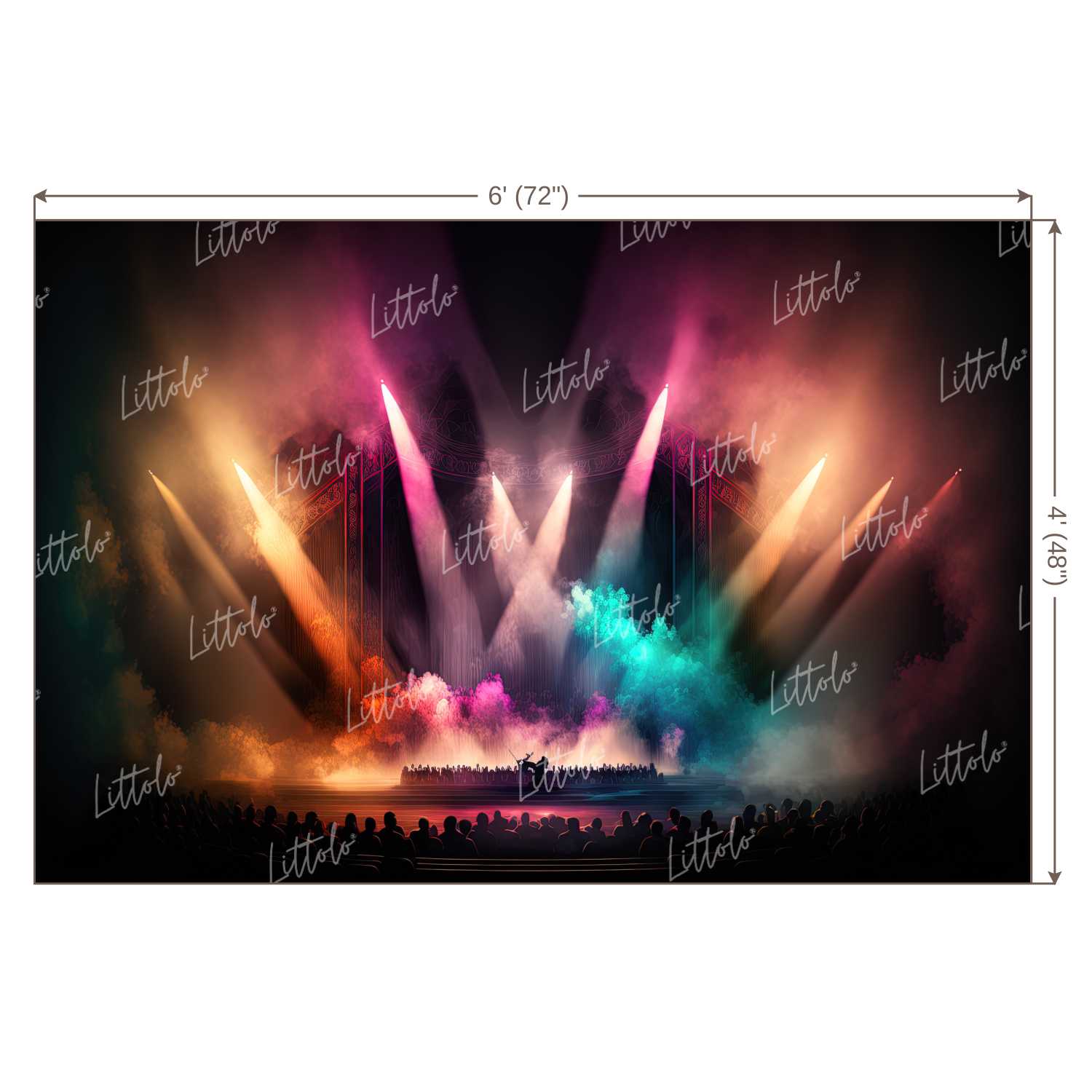 LB0884 Concert Stage Backdrop