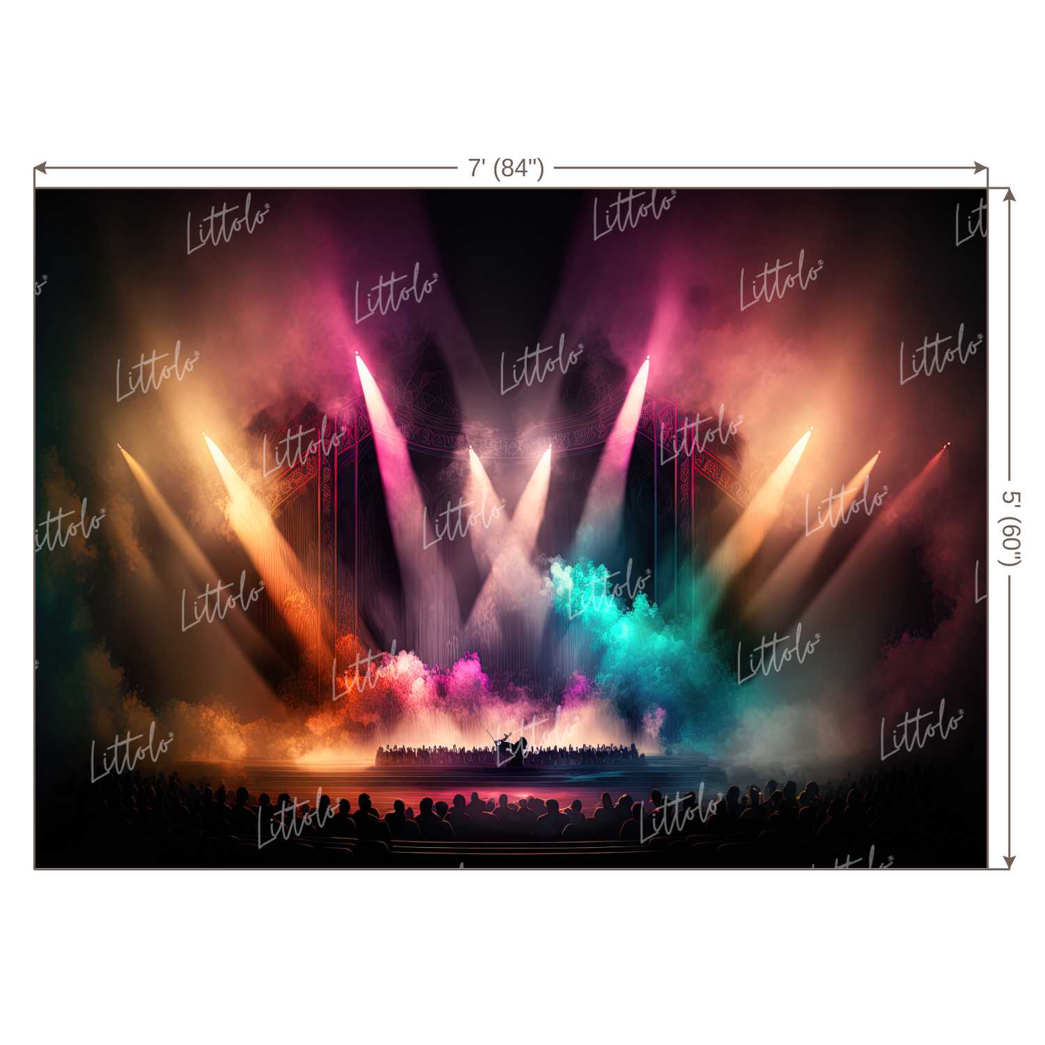 LB0884 Concert Stage Backdrop