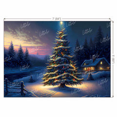 LB0909 Christmas Backdrop