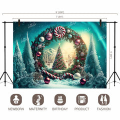 LB0911 Christmas Backdrop