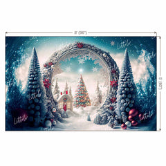 LB0912 Christmas Backdrop