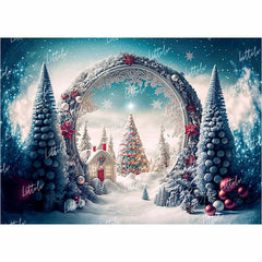 LB0912 Christmas Backdrop