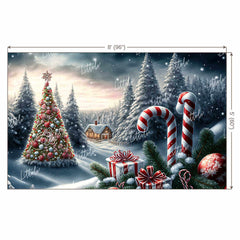 LB0913 Christmas Backdrop