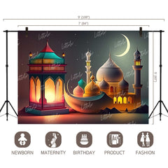 LB0917 Eid Backdrop