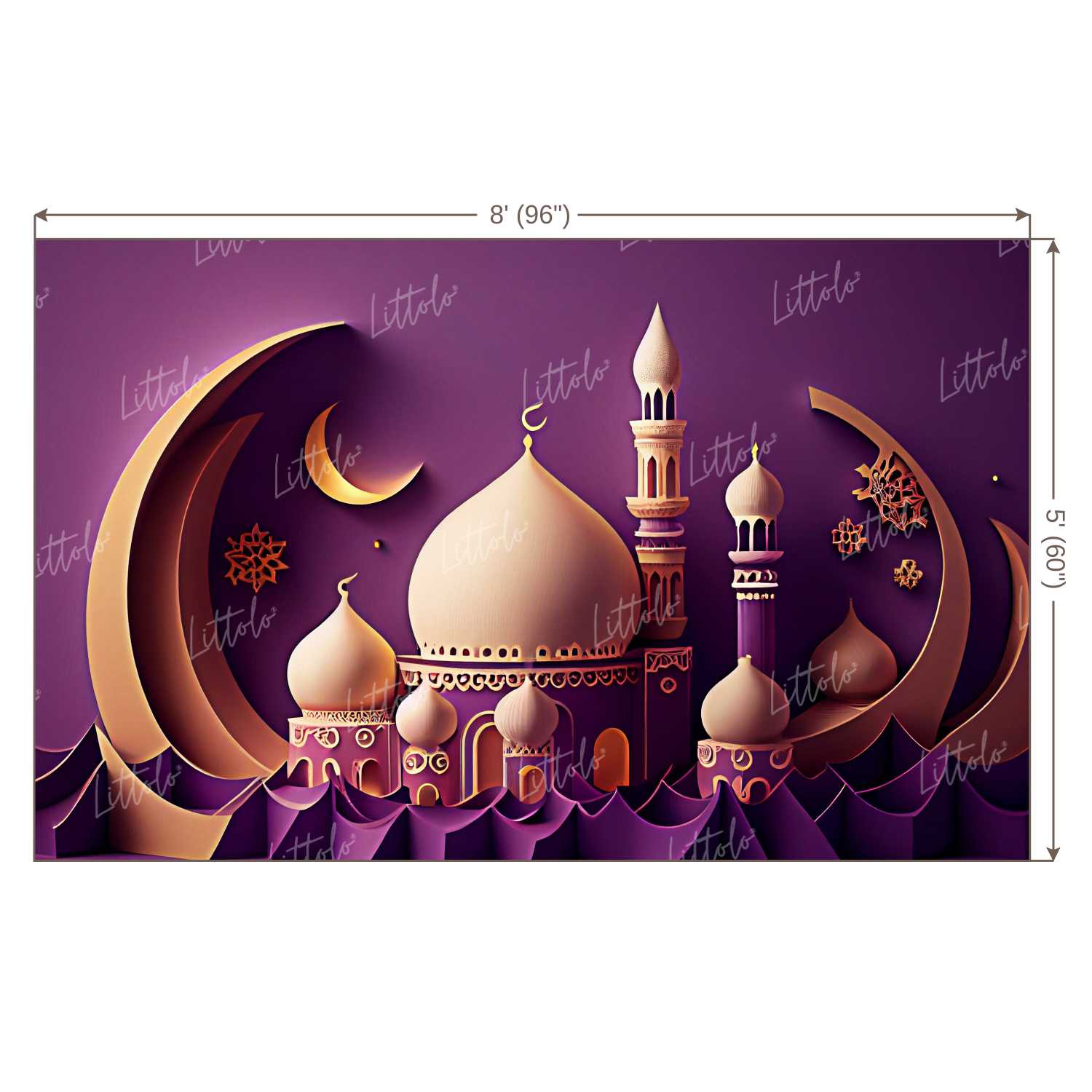 LB0919 Eid Backdrop